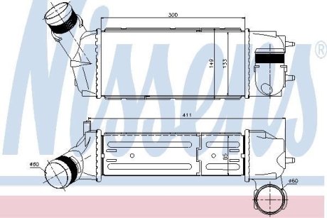 Радіатор наддуву NISSENS 96515