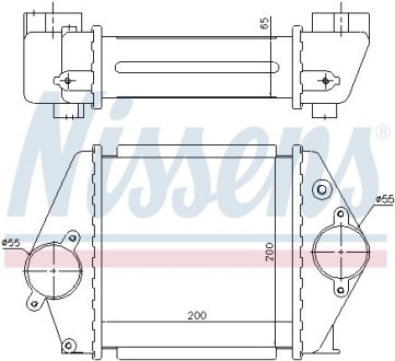 Радіатор наддуву NISSENS 96570