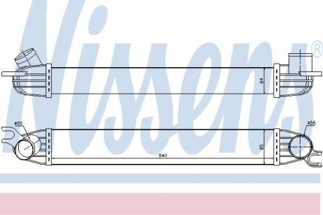 Радіатор наддуву NISSENS 96608