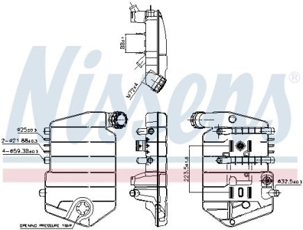 Компенсаційний бак, охолоджувальна рідина NISSENS 996024