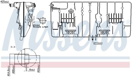 Розширювальний бачок NISSENS 996031