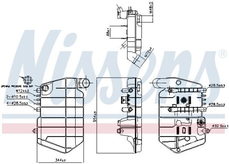 Розширювальний бачок NISSENS 996042