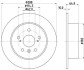 Диск тормозной задний Toyota Camry 2.0, 2.4, 3.0 (93-06) NISSHINBO ND1001K (фото 1)