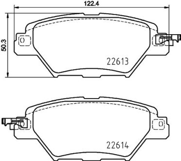 Колодки тормозные дисковые задние Mazda CX-9 (16-) NISSHINBO NP5070