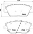 Гальмівні колодки KIA Optima \'\'F \'\'1,7-2,4 \'\'11>> NISSHINBO NP6049 (фото 1)