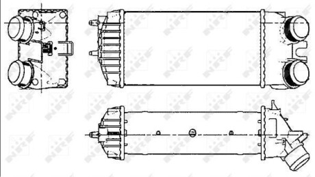 Радіатор інтеркулера NRF 30278