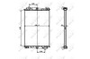 Радіатор системи охолодження NRF 519586 (фото 5)