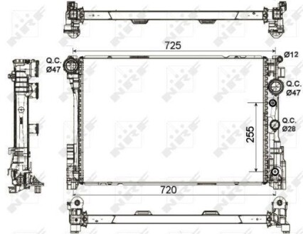 Радіатор NRF 53140