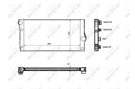 Радіатор NRF 53817