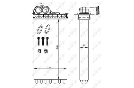 Радіатор NRF 54332