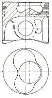 Поршень NURAL 87-114907-66