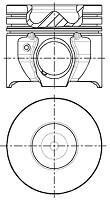 Поршень з кільцями FORD 86,50 2,0TDi Duratorg 00- NURAL 87-140807-00