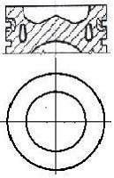 Поршень NURAL 87-432300-00
