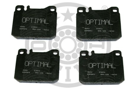 Гальмівні колодки дискові Optimal BP-02301