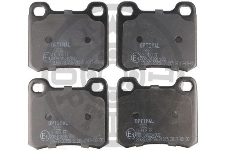 Гальмівні колодки дискові Optimal BP-09322