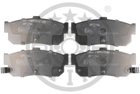 Фото гальмівні колодки дискові Optimal BP-09728 Гальмівні колодки дискові Optimal BP-09728
