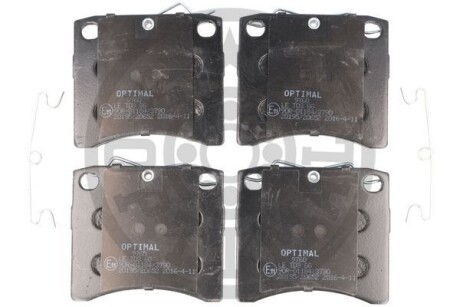 Гальмівні колодки дискові Optimal BP-09760