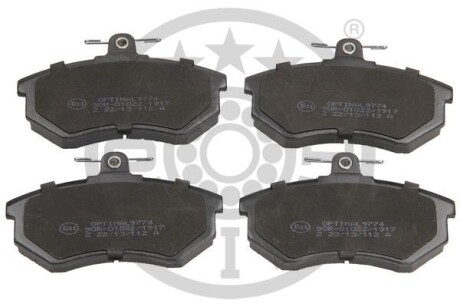 Гальмівні колодки дискові Optimal BP-09774