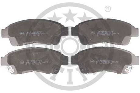Гальмівні колодки дискові Optimal BP-09787