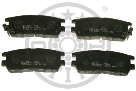 Гальмівні колодки дискові Optimal BP-09792