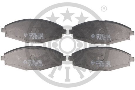 Гальмівні колодки дискові Optimal BP-10313