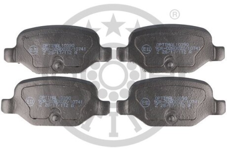 Гальмівні колодки дискові Optimal BP-10390