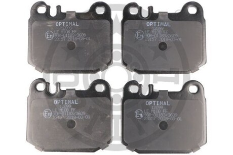 Гальмівні колодки дискові Optimal BP-12099
