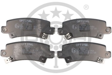 Гальмівні колодки дискові Optimal BP-12121