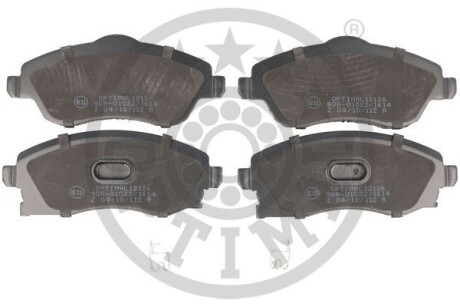 Гальмівні колодки дискові Optimal BP-12126