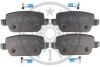 Гальмівні колодки дискові Optimal BP-12322 (фото 1)