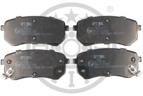 Гальмівні колодки дискові Optimal BP-12355