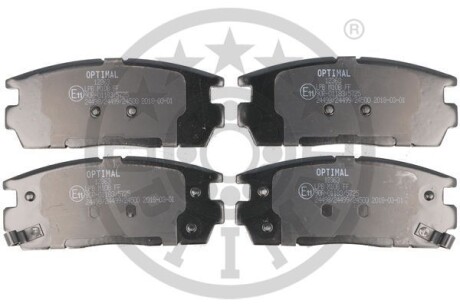 Гальмівні колодки дискові Optimal BP-12363