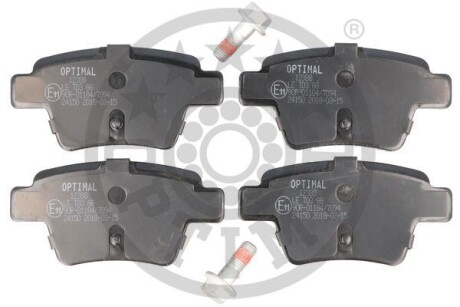 Гальмівні колодки дискові Optimal BP-12388