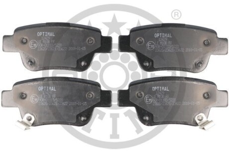 Гальмівні колодки дискові Optimal BP-12429