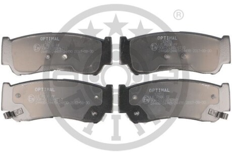 Гальмівні колодки дискові Optimal BP-12451