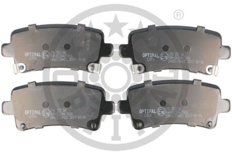 Гальмівні колодки дискові Optimal BP-12454