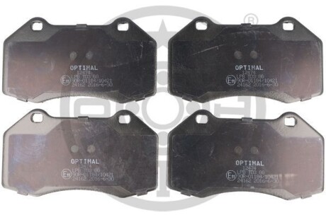 Гальмівні колодки дискові Optimal BP-12474