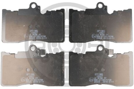 Гальмівні колодки дискові Optimal BP-12527