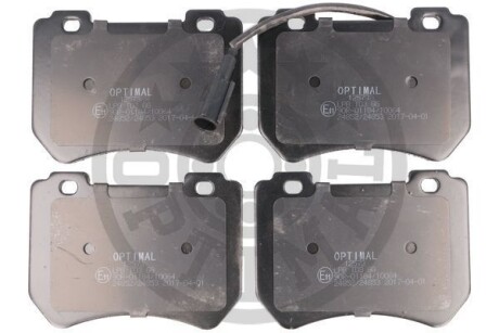 Гальмівні колодки дискові Optimal BP-12573