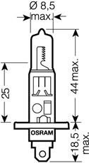 Автомобільна лампа OSRAM 4050300504544