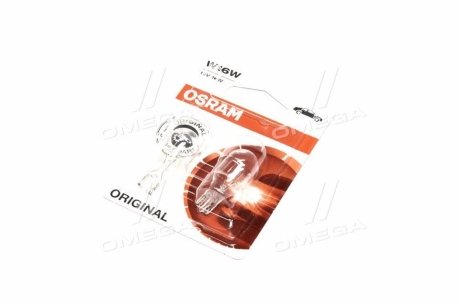 Лампа розжарювання W16W12V 16W W 2,1X9,5d ORIGINAL LINE (blister 2 шт) OSRAM 92102B