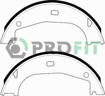 Колодки гальмівні барабанні PROFIT 5001-0546 (фото 1)