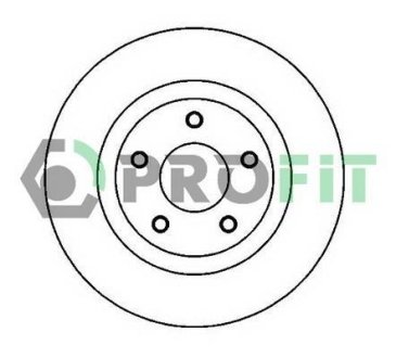 Диск гальмівний PROFIT 5010-2019