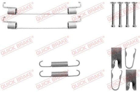 Комплект пружинок колодок стояночного гальма QUICK BRAKE 105-0042