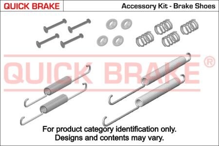 Комплект пружинок колодок стояночного гальма QUICK BRAKE 105-0651