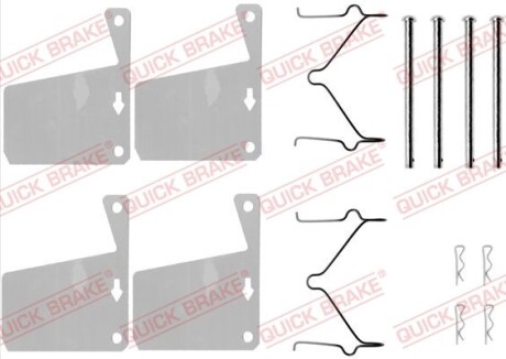 Гальмівні аксесуари QUICK BRAKE 109-0960