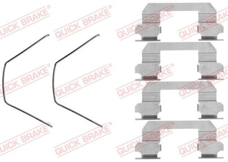 Комплект прижимних планок гальмівного супорту QUICK BRAKE 109-1789