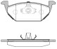Колодка гальм. диск. SEAT LEON; SKODA OCTAVIA 96-; VW BORA 99-, GOLF 97- передн. REMSA 0633.00 (фото 1)