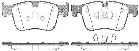 CITROEN Колодки гальмівні передні C4 Grand Picaasso, C4 Picasso, PEUGEOT 308 REMSA 1560.00