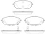 Колодка гальм. диск. TOYOTA AURIS 1.3-2.0 2012-, COROLLA 1.33-1.8 2013 - передн. REMSA 1561.02 (фото 1)